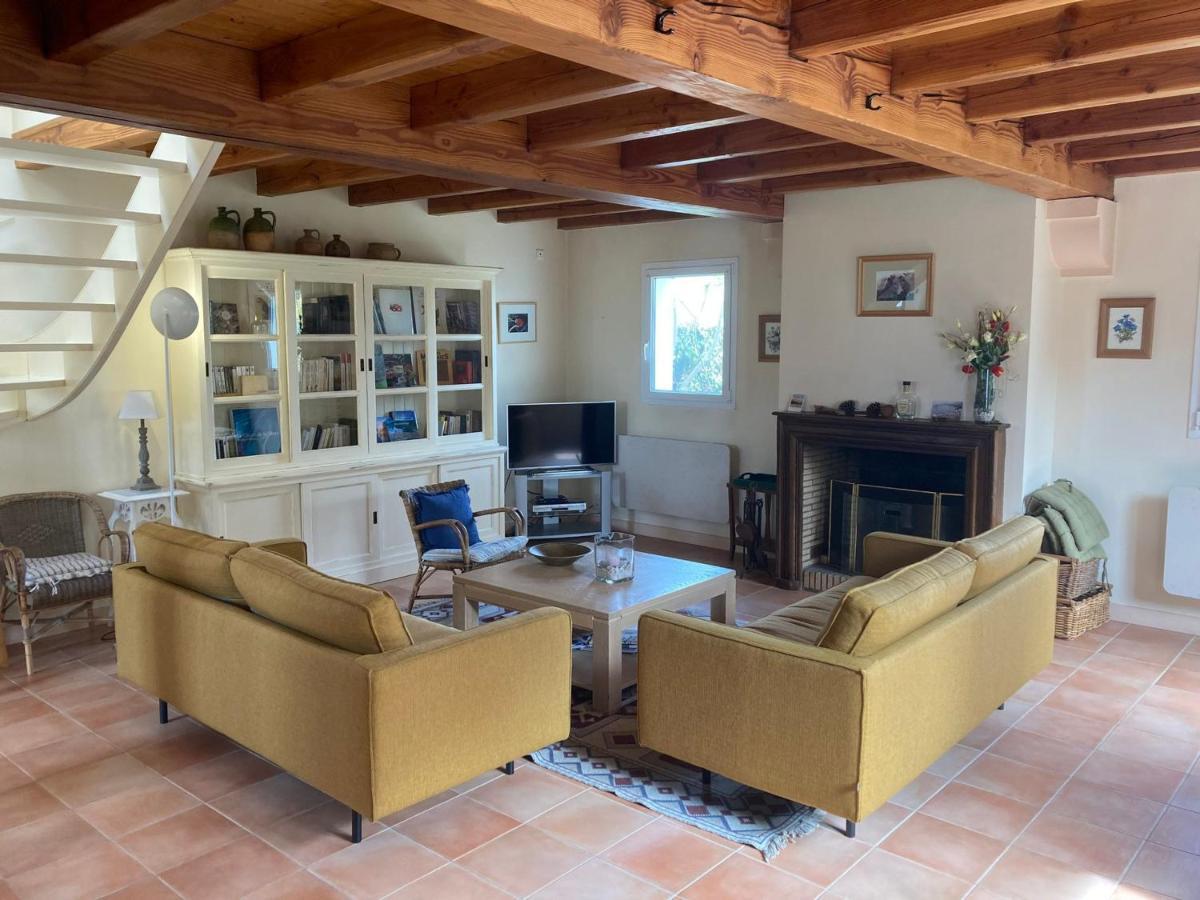 Charmante Maison A Sauzon Avec Grand Jardin, Proche Commerces Et Plage - Fr-1-418-82 Ngoại thất bức ảnh